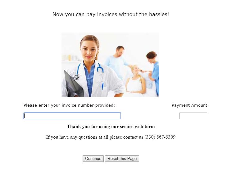 secure website payment portal